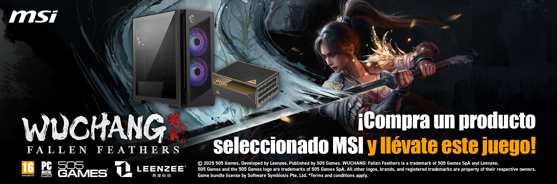 MSI: oferta juego Wuchang: Fallen Feathers
